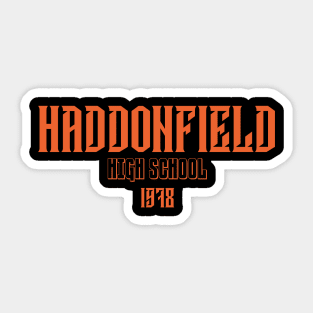 Vintage Design Haddonfield High School 1978 Sticker